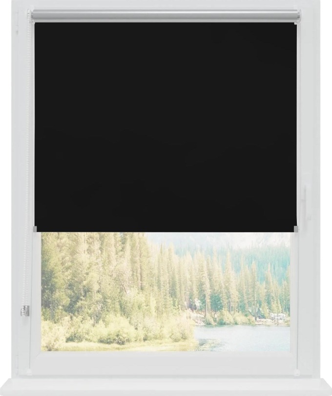 Termoizolační roleta neinvazivní Black Silver 55x150 cm