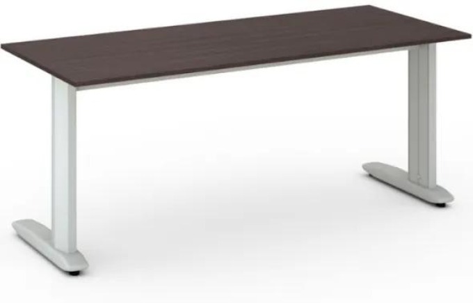 Kancelářský psací stůl PRIMO FLEXIBLE 1800 x 800 mm, wenge