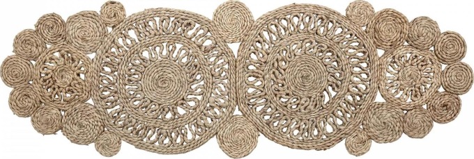 Bloomingville Jutový běhoun na stůl Valder Jute, přírodní barva, textil