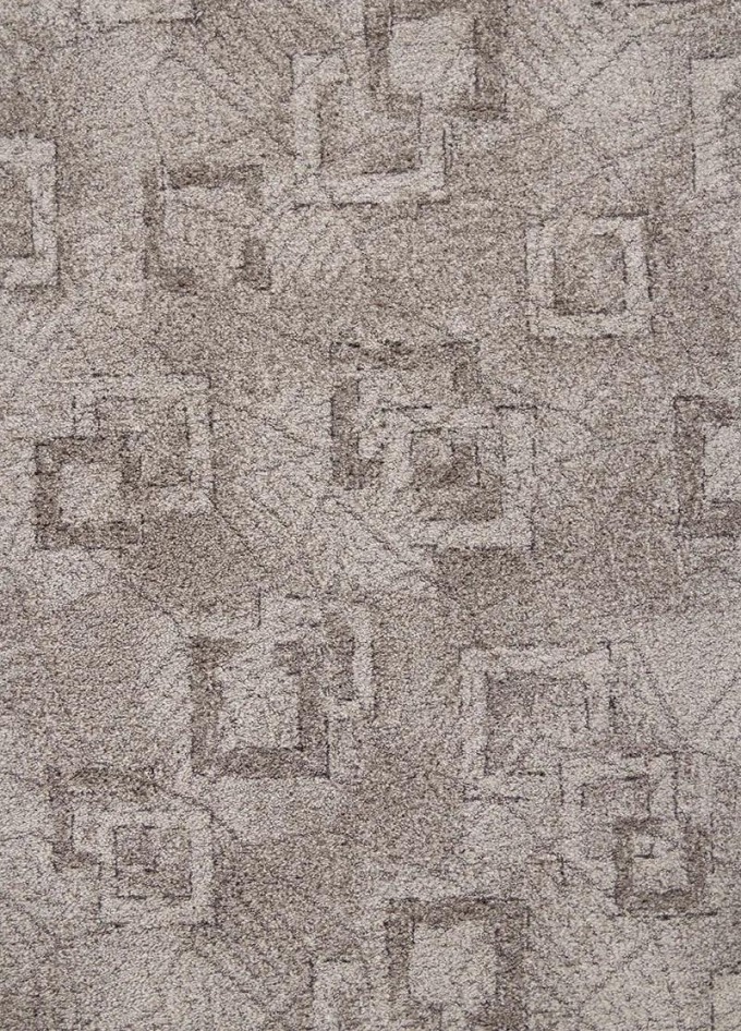 Metrážový koberec BOSSANOVA 42 o šířce role 400 cm v hnědé barvě s decentním saténovým leskem a jemným melírováním tón v tónu