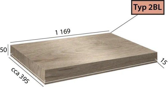 Vinylové schody Ecoline Step 2BL - 9553 Dub bílý pískový