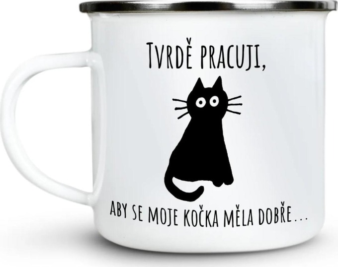 Ahome Plecháček Tvrdě pracuji. Kočka 300 ml