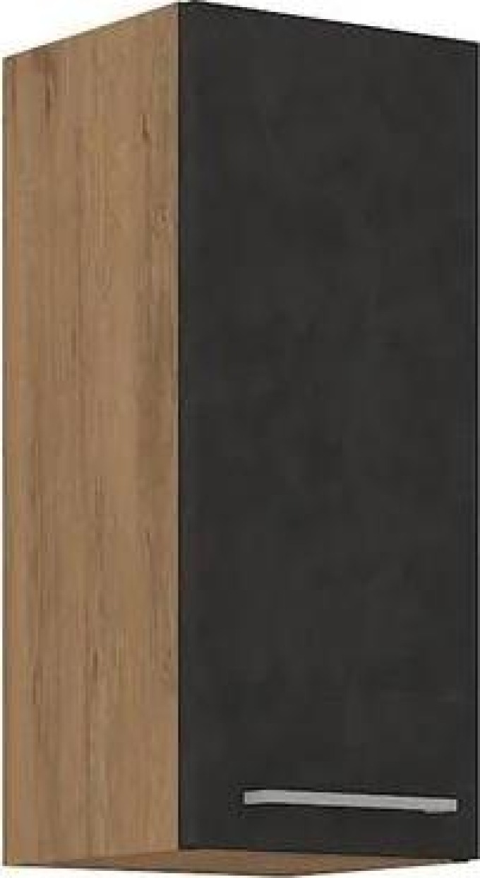 Uzavřená horní kuchyňská skříňka Woodline 30 G-72 1F, Barva: Dub lancelot / matera