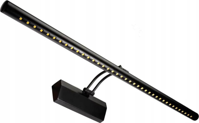 BERGE Nástěnné svítidlo LED do koupelny - 70 cm - 9W černé