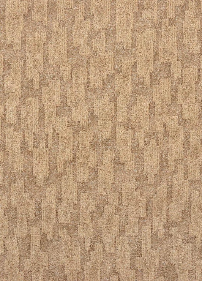 Metrážový koberec DUPLO 80 s trojrozměrným designem a odolným polyamidovým materiálem v oranžové barvě