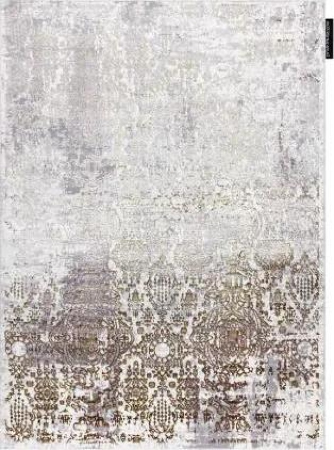 Moderní koberec DE LUXE 2081 ornament vintage Strukturální zlato / velikost 120x170 cm | krásné koberce cz