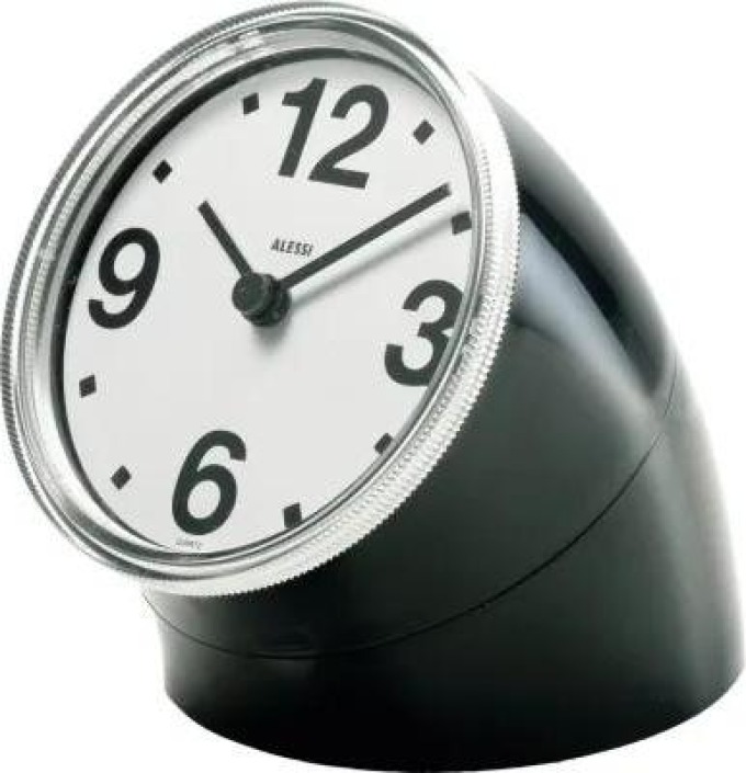 Stolní hodiny Alessi Cronotime Black Alessi