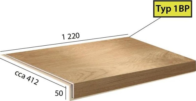 Vinylové schody Ecoline Step 1BP - 9509 Dub classic