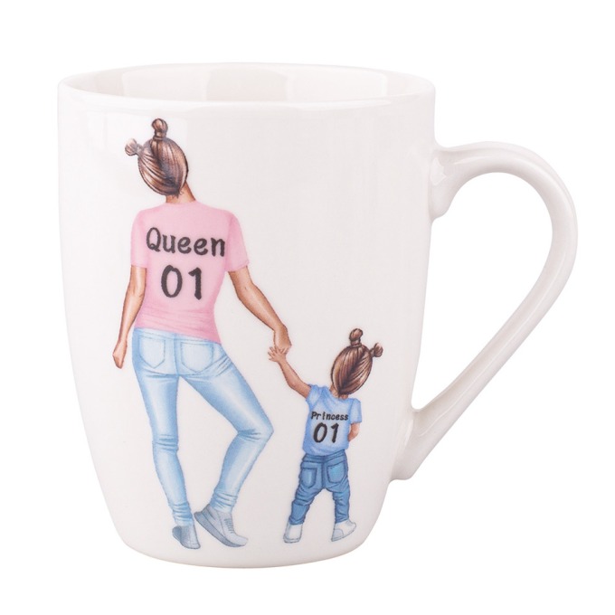 Altom Porcelánový hrnek Queen - girl, 300 ml