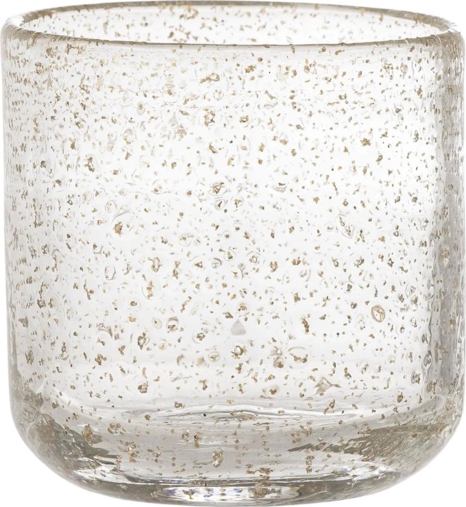 Bloomingville Sklenice na vodu Bubbles Clear 255 ml, čirá barva, sklo