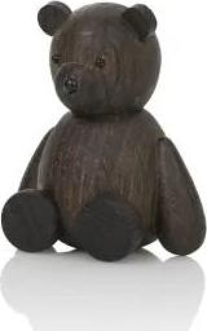 Dřevěný medvídek Teddy Bear Smoked Oak Small Lucie Kaas