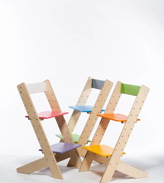 Lucas Wood Style rostoucí židle EASY LINE - zvýhodněný set 2 ks