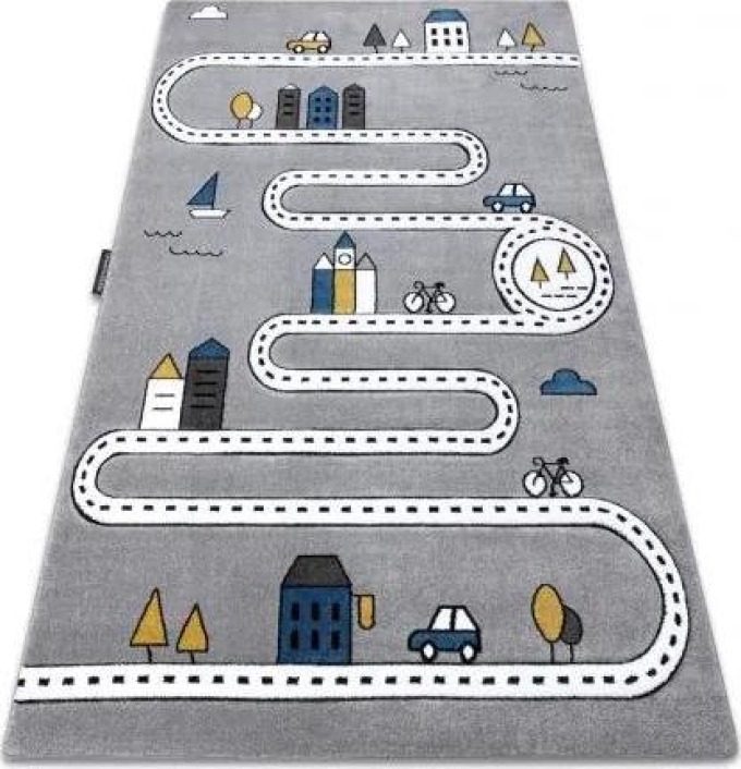 koberec PETIT ULICE, šedý velikost 160x220 cm | krásné koberce cz