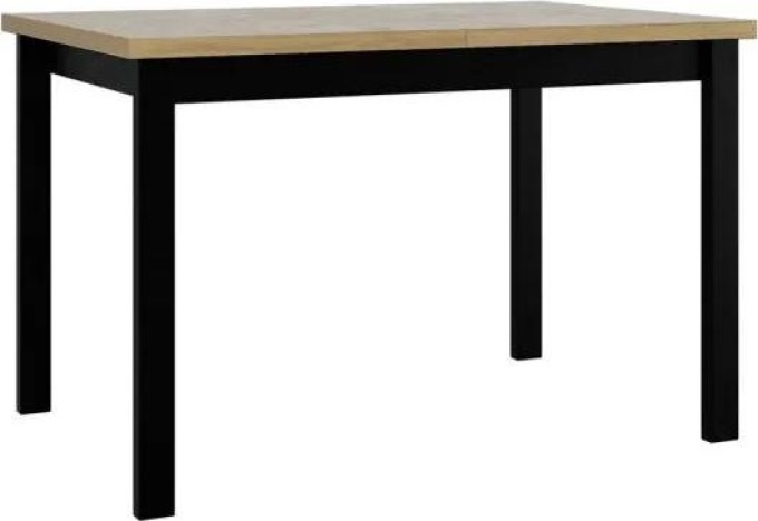 Rozkládací stůl Diesel 80 x 120/150 I, Barva dřeva: sonoma-L, Barvy nožiček: černá