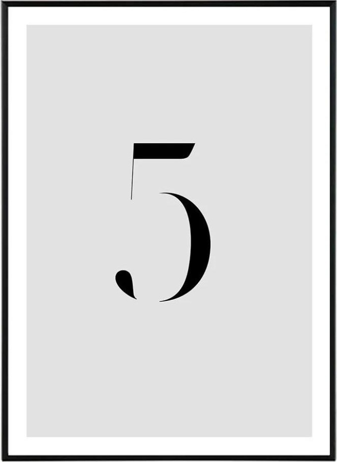 Number V - 30x40 cm Obraz