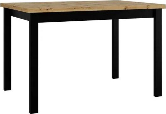 Rozkládací stůl Diesel 80 x 120/150 I, Barva dřeva: dub artisan - L, Barvy nožiček: černá