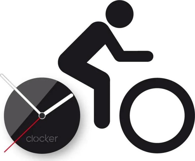 Clocker Nalepovací hodiny Bike