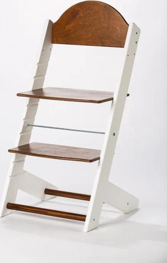Lucas Wood Style rostoucí židle MIXLE - bílá/ořech rostoucí židle MIXLE: bez motivu