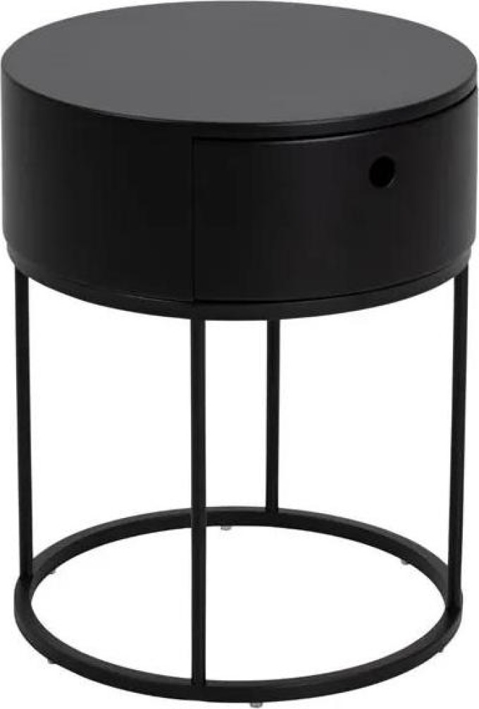 Elegantní noční stolek v černém provedení pro vaši ložnici